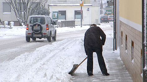 Schneesituation im Burgenland