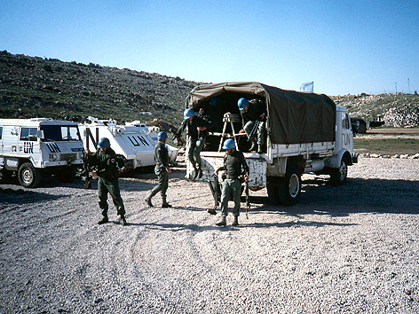 Alte Fotos vom Einsatz auf dem Golan