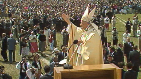 Papst Johannes Paul II. in Trausdorf