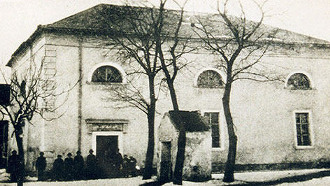 Altes Foto: Synagoge Frauenkirchen