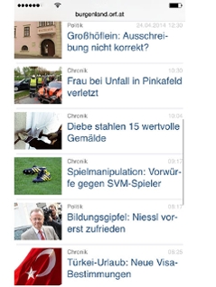 Screenshot burgenland.ORF.at