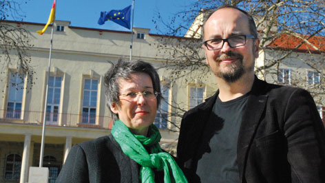 Regina Petrik i Michel Reimon