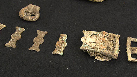 Fundstücke aus dem römischen Grab