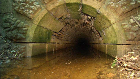 Eingang des Tunnels