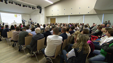 Bürgerversammlung wegen des geplanten Krematoriums in Deutschkreutz