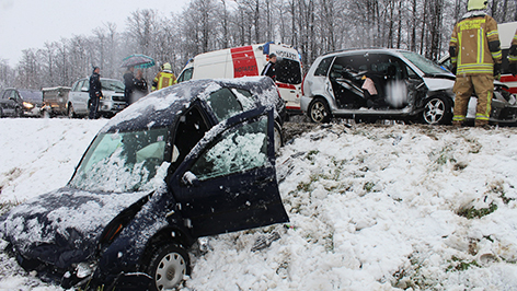 Verkehrsunfall in Urbersdorf