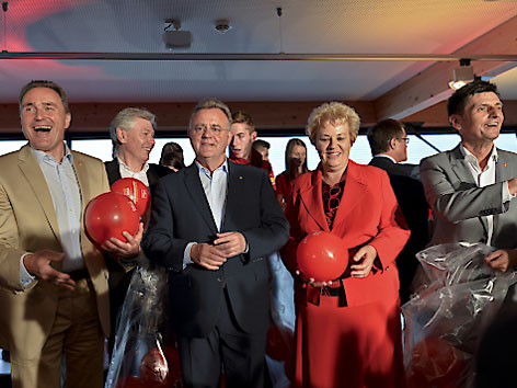 SPÖ-Team beim Wahlkampffinale