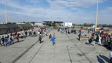 Flüchtlingssituation in Nickelsdorf