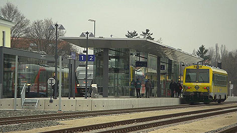 Neuer Bahnhof Mattersburg