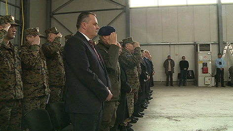 Verteidigungsminister Hans Peter Doskozil bei der EUFOR-Truppe in Sarajewo