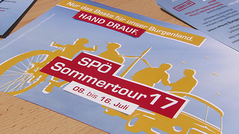 Präsentation SPÖ Radtour