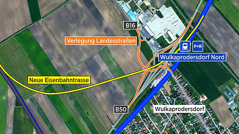 Grafik Bahnschleife Wulkaprodersdorf