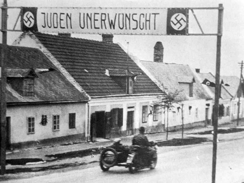 Plakat "Juden unerwünscht"
