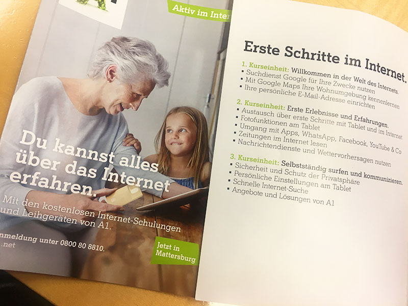 Internet-Schulungen für Senioren