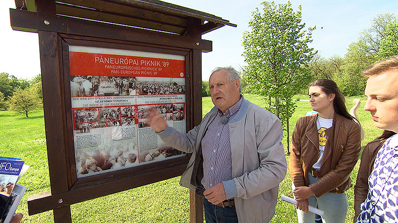 Schulprojekt Wolfgarten 100 Jahre Republik Grenze Eisernen Vorhang Sankt Margarethen und Sopronköhida