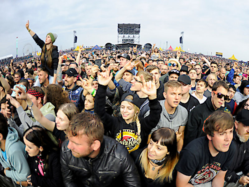 Fans auf dem Nova Rock Festival