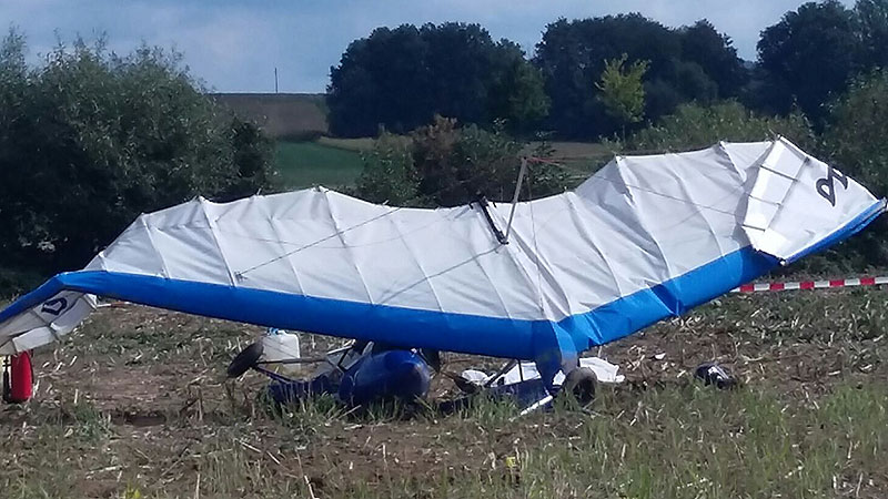 Ultraleichtflugzeug in Pinkafeld abgestürzt