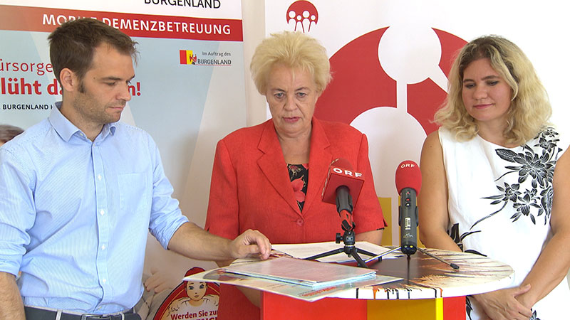 Demenztag, Georg Stenger, Verena Dunst (SPÖ),  Isabella Ertlschweiger