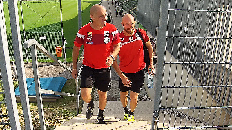 SVM-Trainer Klaus Schmidt  und Robert Almer