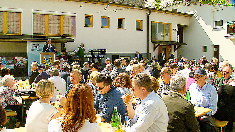 Tag der Arbeit-Feier ÖVP in Eberau