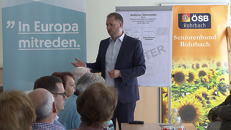 ÖVP-Kandidat Christian Sagartz im Portrait EUWahl